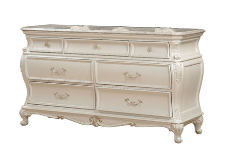 Chantelle Pearl White Dresser - Ornate Home