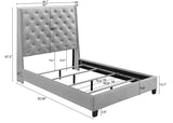 Chantilly Oat Tweed King Upholstered Bed - Ornate Home