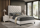Chantilly Oat Tweed King Upholstered Bed - Ornate Home