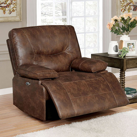 Chantoise Brown Power Recliner - Ornate Home