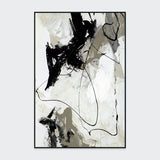 Chaos II White Painting Art by Buddy Whitlock - Ornate Home