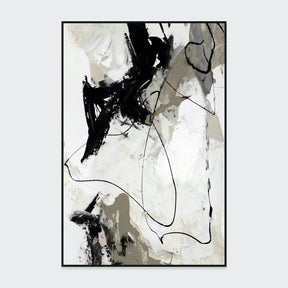 Chaos II White Painting Art by Buddy Whitlock - Ornate Home