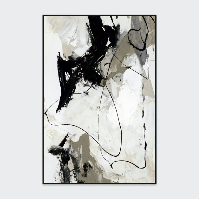 Chaos II White Painting Art by Buddy Whitlock - Ornate Home