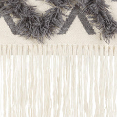 Chapelton Gray Geometric Textured Wall Hanging - Clearance - Ornate Home