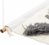 Chapelton Gray Geometric Textured Wall Hanging - Ornate Home