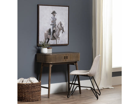 Chaplin Brown 2 Door Writing Desk - Ornate Home