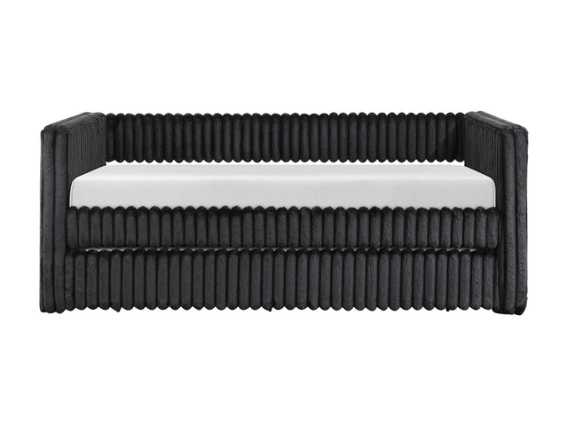 Chapman Black Daybed with Trundle - Ornate Home