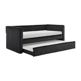 Chapman Black Daybed with Trundle - Ornate Home