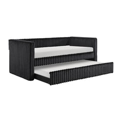 Chapman Black Daybed with Trundle - Ornate Home