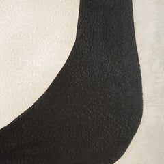 Characters Black/Brown/White Abstract Art (Set of 2) - Ornate Home