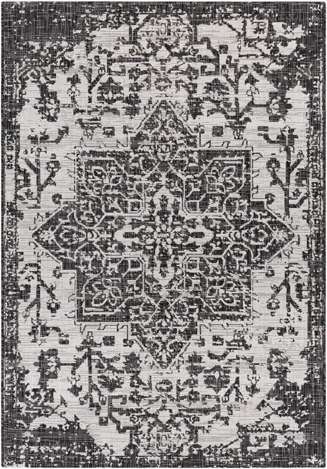Charcoal Kilmacolm Indoor & Outdoor Area Rug - Clearance - Ornate Home