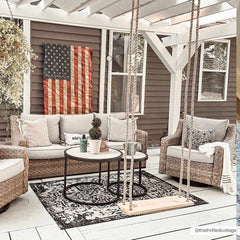 Charcoal Kilmacolm Indoor & Outdoor Area Rug - Clearance - Ornate Home