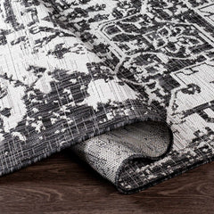 Charcoal Kilmacolm Indoor & Outdoor Area Rug - Clearance - Ornate Home