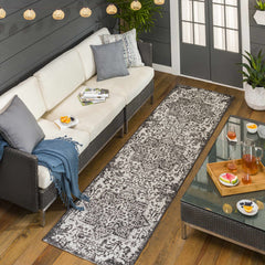 Charcoal Kilmacolm Indoor & Outdoor Area Rug - Clearance - Ornate Home