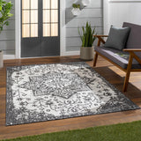Charcoal Kilmacolm Indoor & Outdoor Area Rug - Clearance - Ornate Home