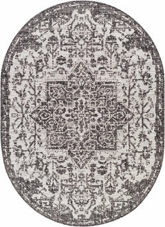 Charcoal Kilmacolm Indoor & Outdoor Area Rug - Clearance - Ornate Home