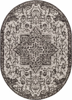 Charcoal Kilmacolm Indoor & Outdoor Area Rug - Clearance - Ornate Home