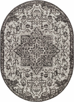 Charcoal Kilmacolm Indoor & Outdoor Area Rug - Clearance - Ornate Home