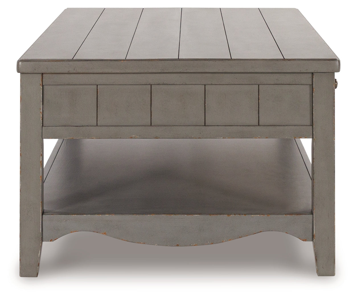 Charina Antique Gray Coffee Table - Ornate Home