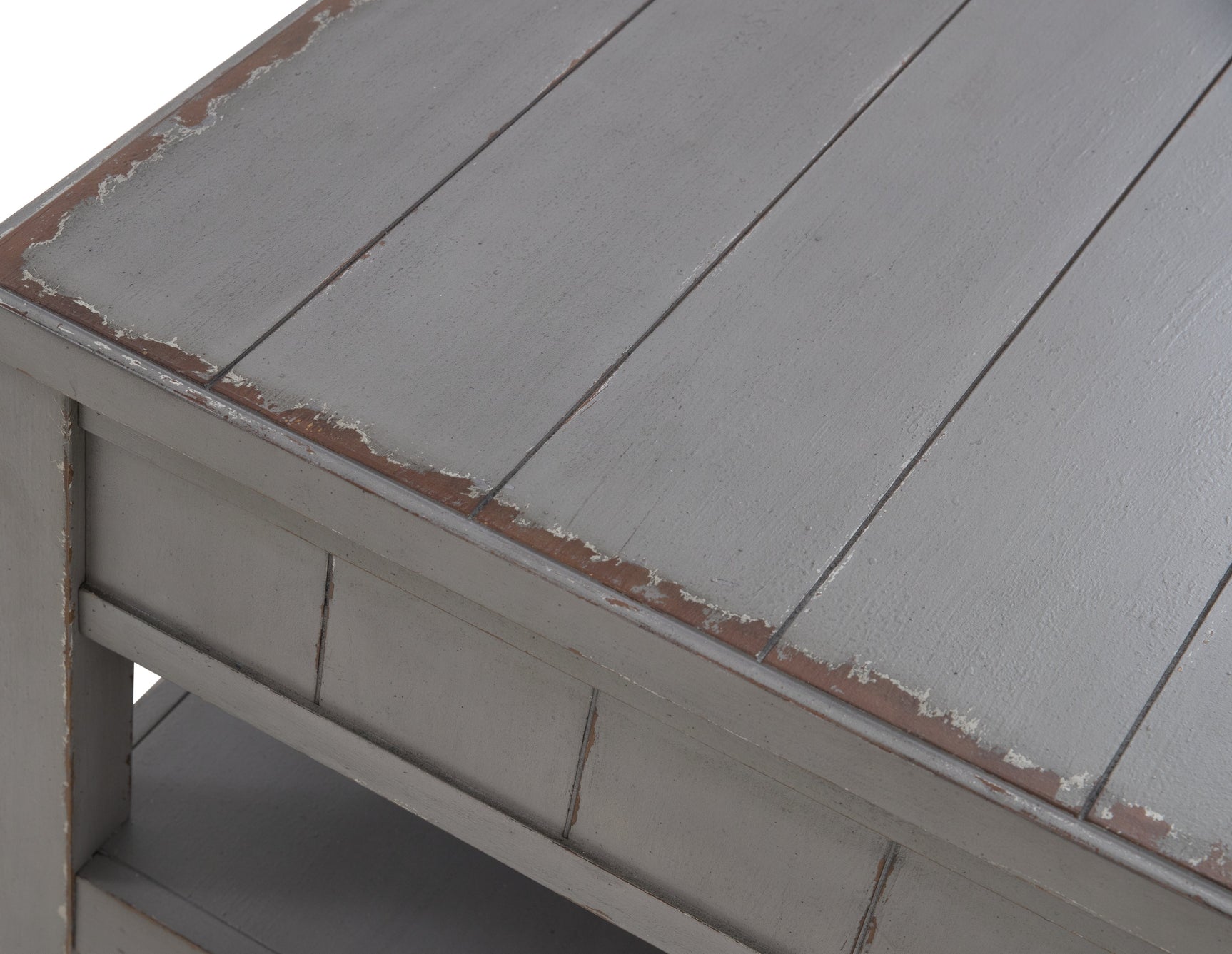 Charina Antique Gray Coffee Table - Ornate Home