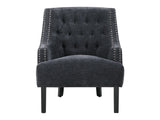 Charisma Black Accent Chair - Ornate Home