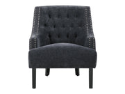 Charisma Black Accent Chair - Ornate Home