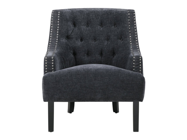 Charisma Black Accent Chair - Ornate Home