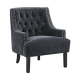 Charisma Black Accent Chair - Ornate Home
