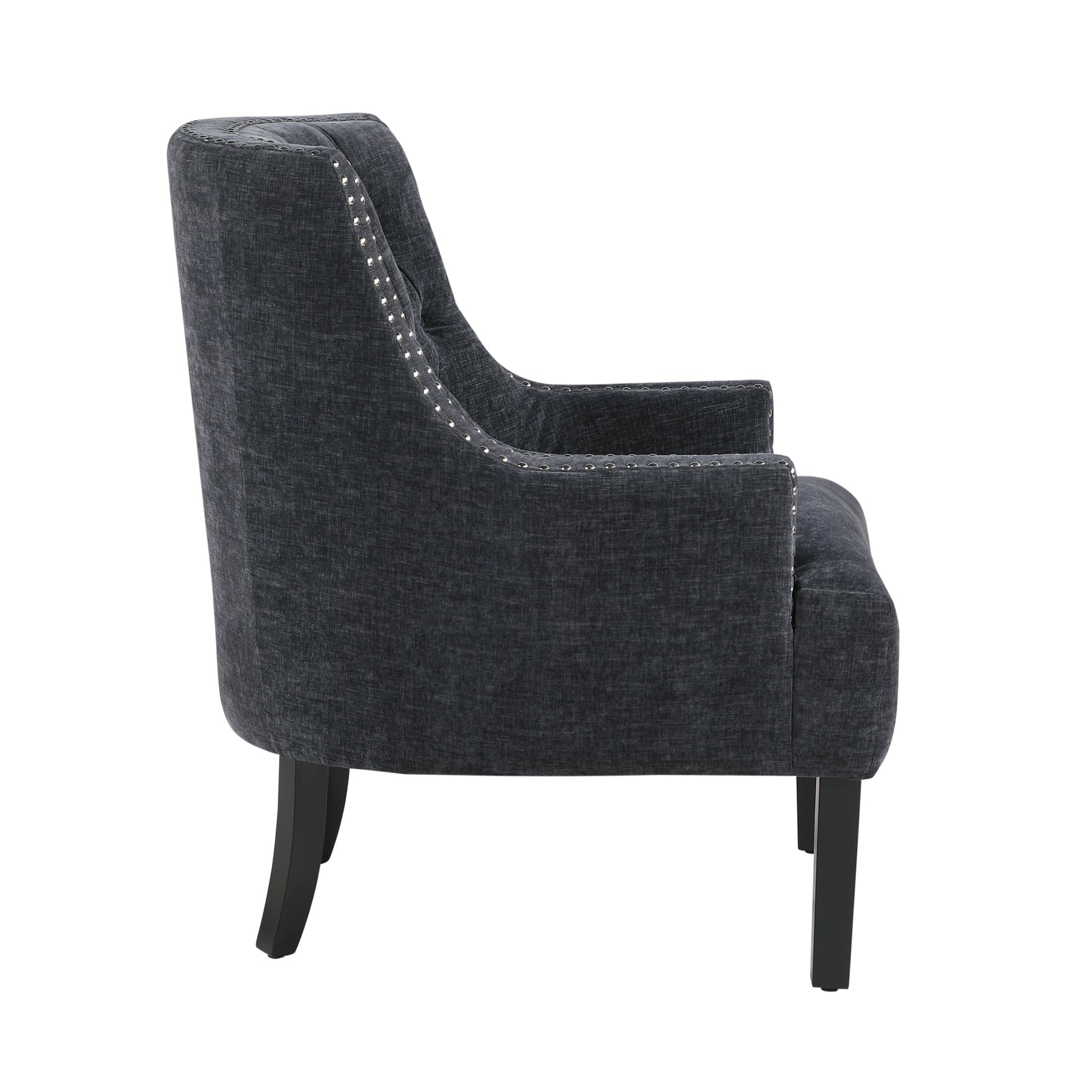 Charisma Black Accent Chair - Ornate Home