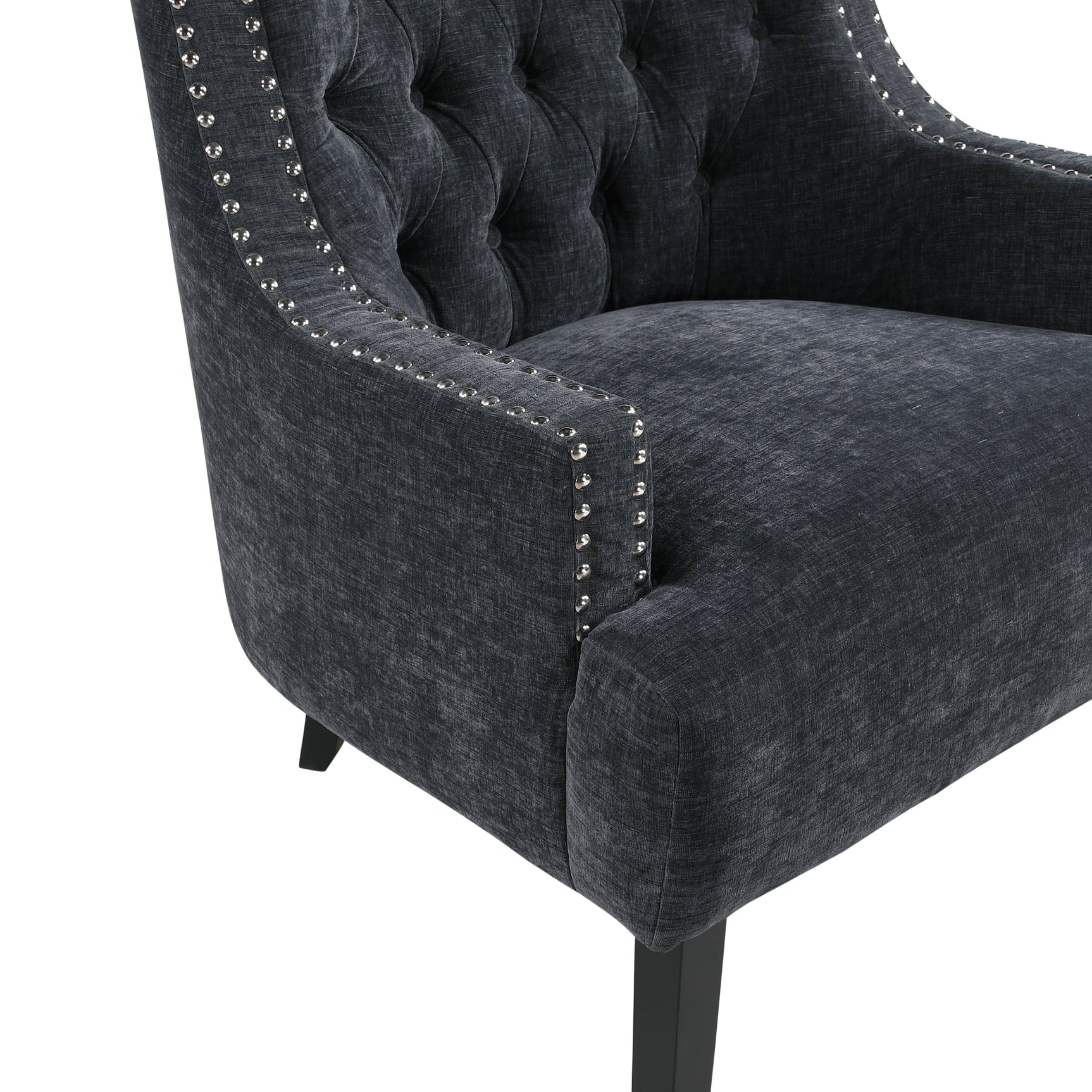 Charisma Black Accent Chair - Ornate Home