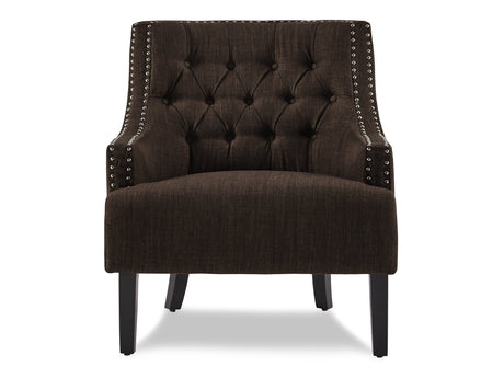 Charisma Chocolate Accent Chair - Ornate Home