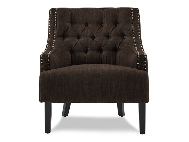 Charisma Chocolate Accent Chair - Ornate Home