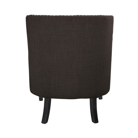 Charisma Chocolate Accent Chair - Ornate Home