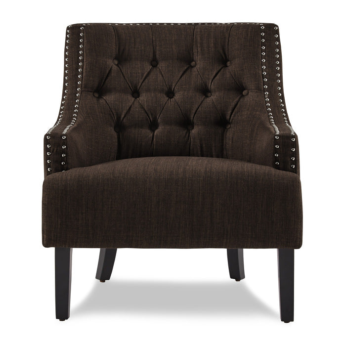 Charisma Chocolate Accent Chair - Ornate Home