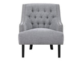 Charisma Gray Accent Chair - Ornate Home