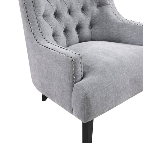 Charisma Gray Accent Chair - Ornate Home