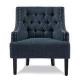 Charisma Indigo Accent Chair - Ornate Home