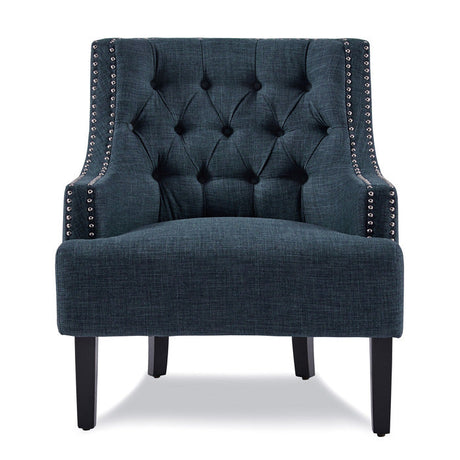 Charisma Indigo Accent Chair - Ornate Home