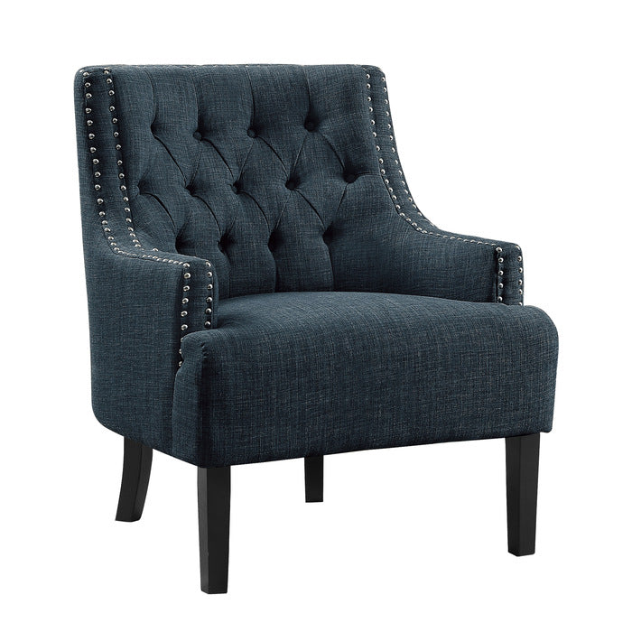 Charisma Indigo Accent Chair - Ornate Home