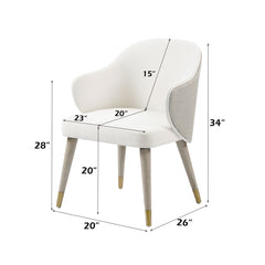 Charity Gray Oak Side Chair (Set of 2) - Ornate Home