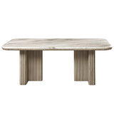 Charity Natural/Gray Oak Dining Table - Ornate Home