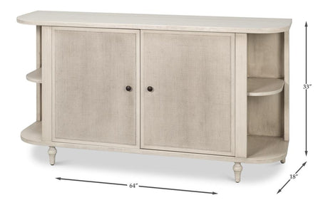 Charity White Sideboard - Ornate Home