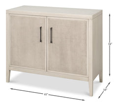Charity White Two Door Sideboard - Ornate Home