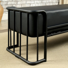 Charla Black Bench - Ornate Home