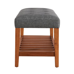 Charla Gray Bench - Ornate Home