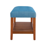 Charla Light Blue Bench - Ornate Home