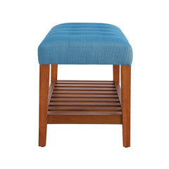 Charla Light Blue Bench - Ornate Home