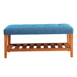 Charla Light Blue Bench - Ornate Home