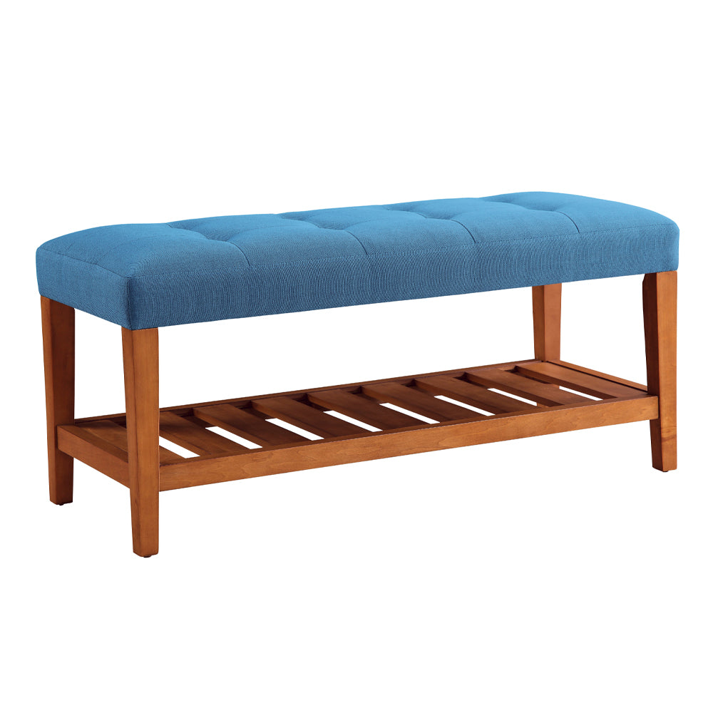 Charla Light Blue Bench - Ornate Home