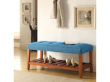 Charla Light Blue Bench - Ornate Home